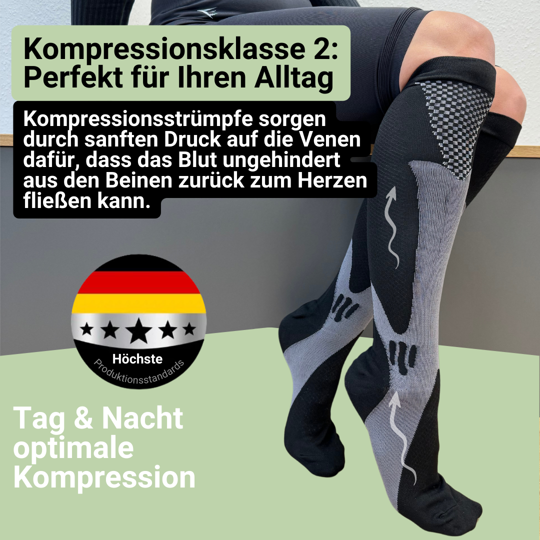 ORTHOLEG® Spezial Kompressionsstrümpfe für schmerzfreie Beine & Füße