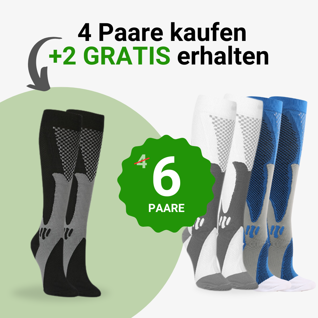 ORTHOLEG® Spezial Kompressionsstrümpfe für schmerzfreie Beine & Füße