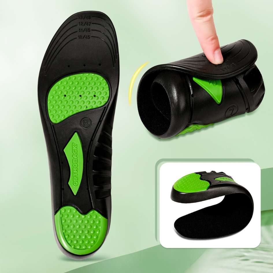 Orthoshoes® AirComfort - schmerzlindernde Einlegesohlen mit Spezial-Fersenschutz