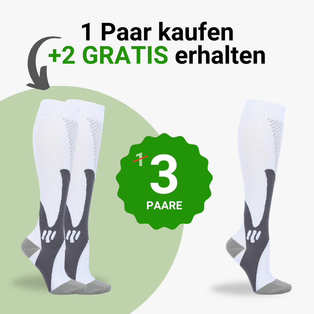 ORTHOLEG® Spezial Kompressionsstrümpfe für schmerzfreie Beine & Füße
