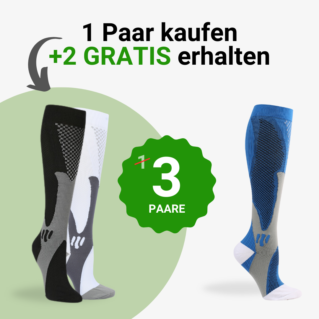 ORTHOLEG® Spezial Kompressionsstrümpfe für schmerzfreie Beine & Füße