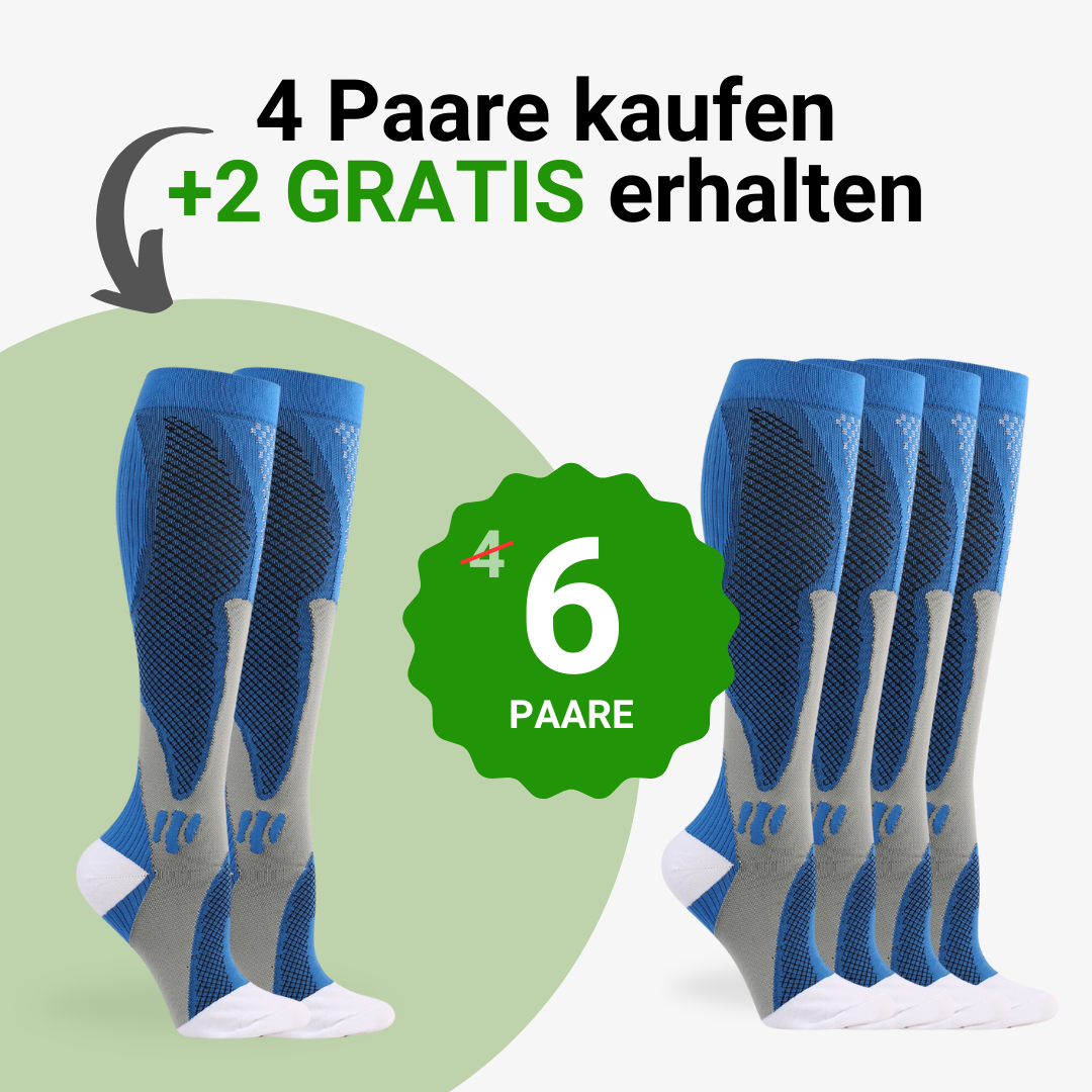ORTHOLEG® Spezial Kompressionsstrümpfe für schmerzfreie Beine & Füße