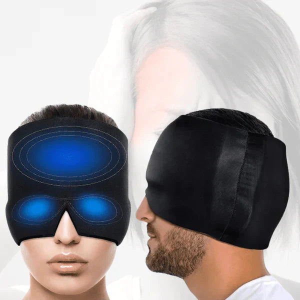 HeadRelief Pro™ - 360° Gel-Migräne-Eis-Kopfwickel