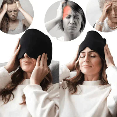HeadRelief Pro™ - 360° Gel-Migräne-Eis-Kopfwickel